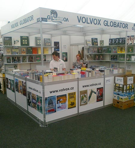 Stánek na veletrhu Svět knihy 2013